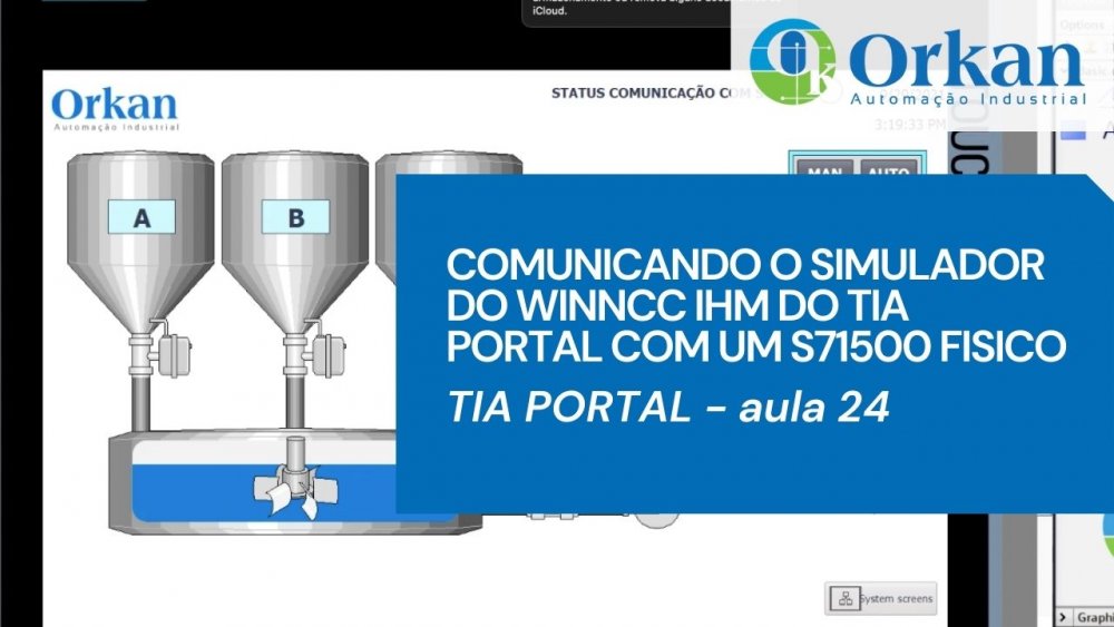 TIA PORTAL: Comunicando o Simulador do WinnCC IHM do Tia Portal com um S71500 fisico